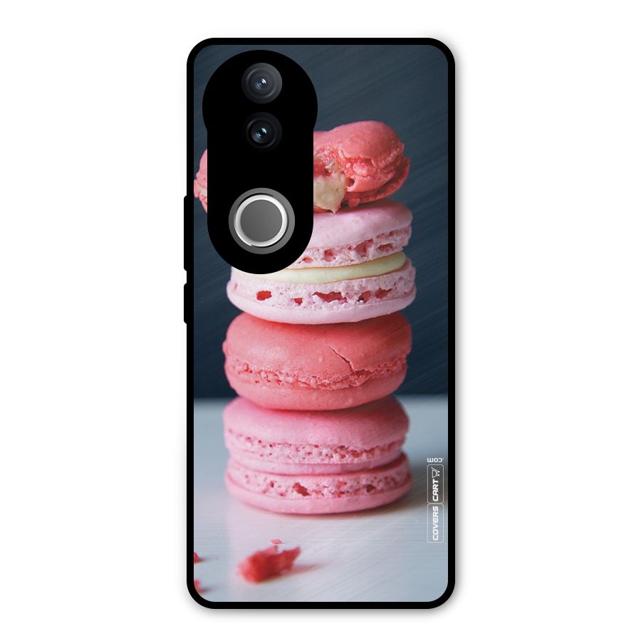 Pastel Macroons Metal Back Case for Vivo V50e