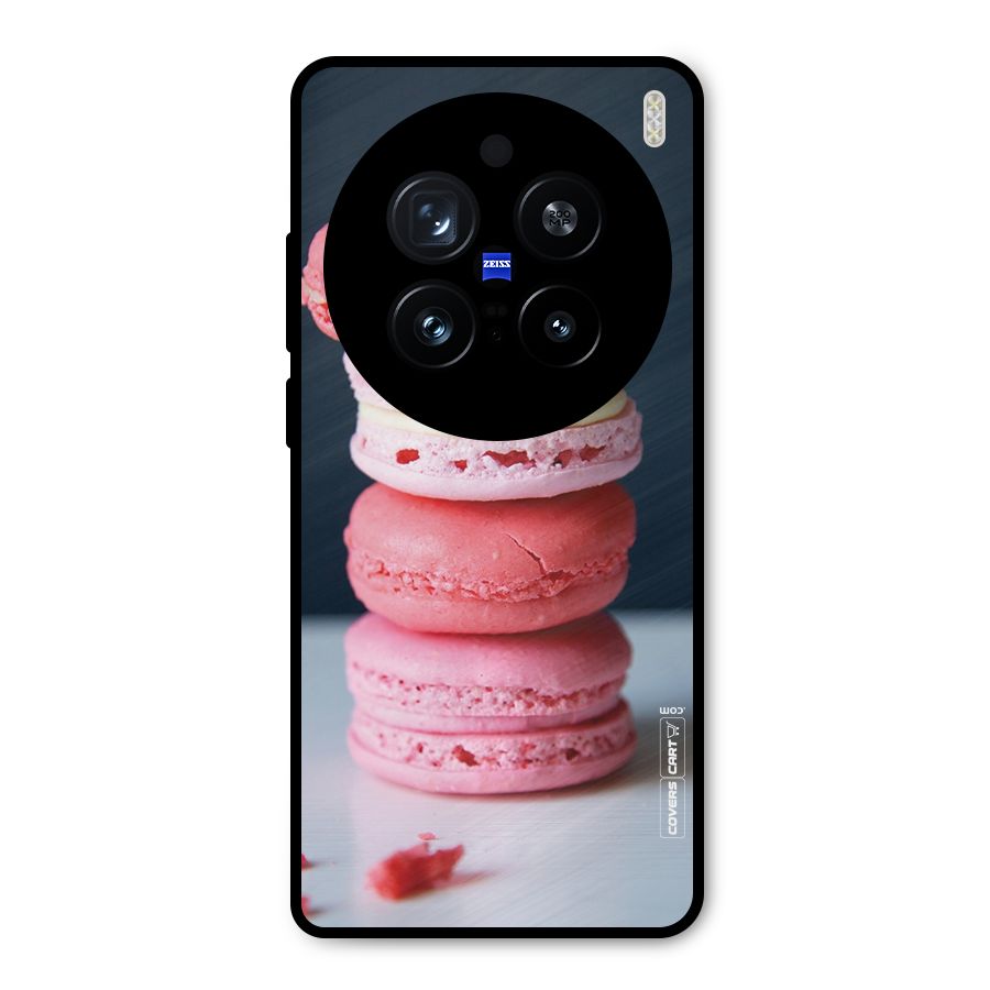 Pastel Macroons Metal Back Case for Vivo X200 Pro