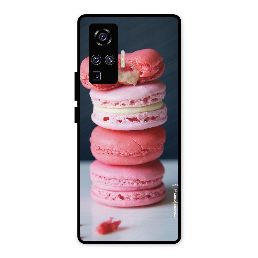 Pastel Macroons Metal Back Case for Vivo X50 Pro