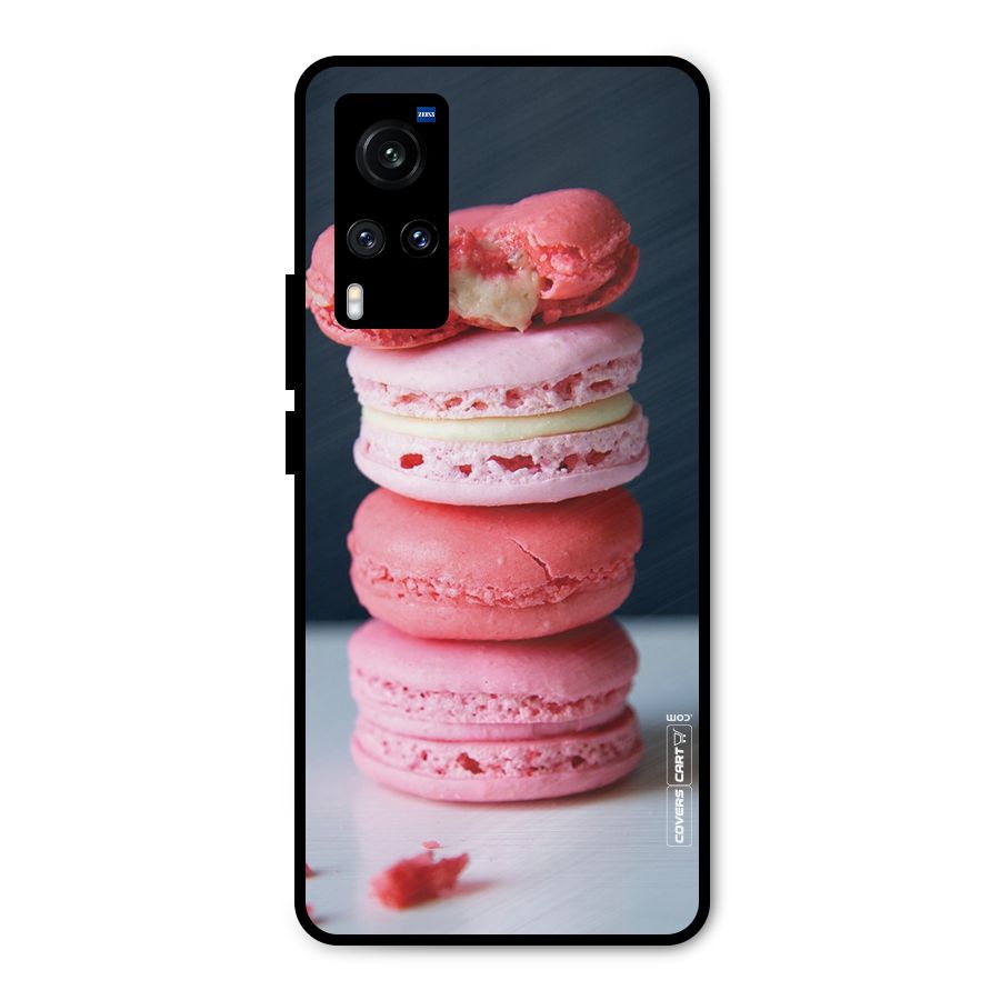 Pastel Macroons Metal Back Case for Vivo X60