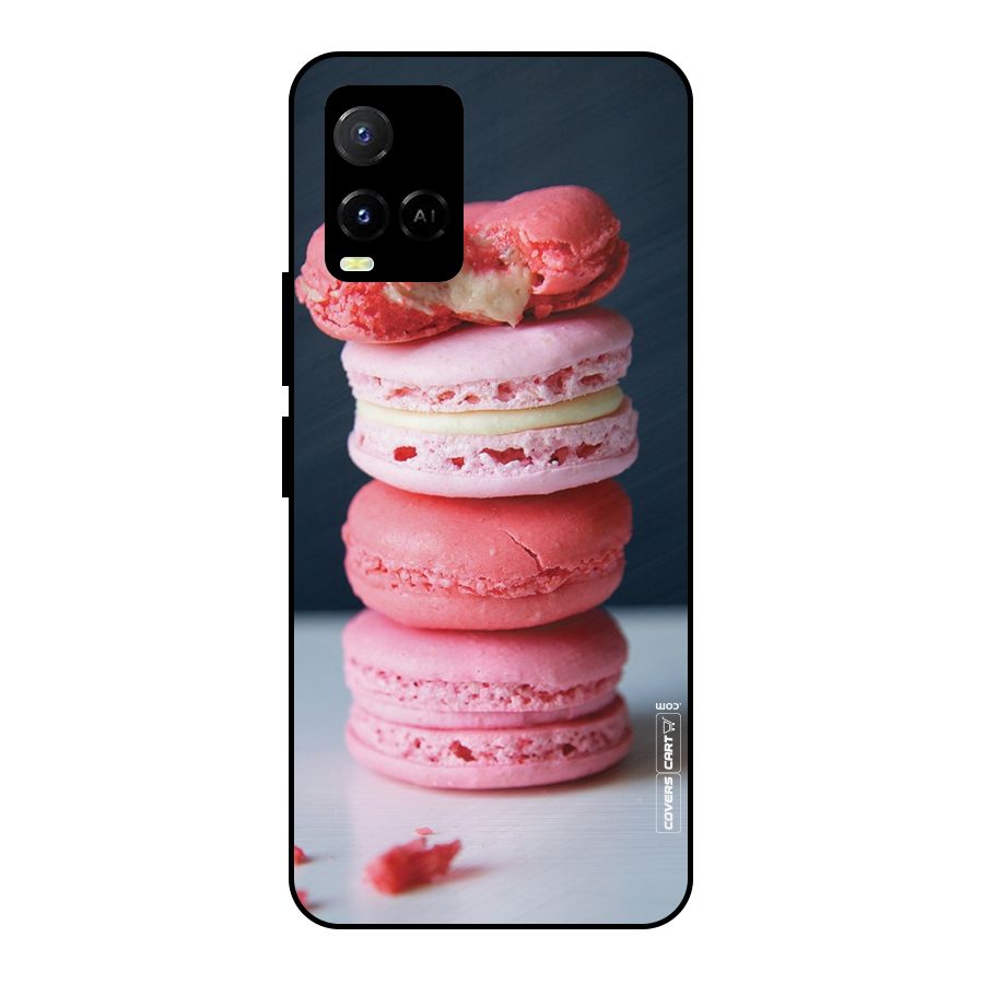 Pastel Macroons Metal Back Case for Vivo Y21T