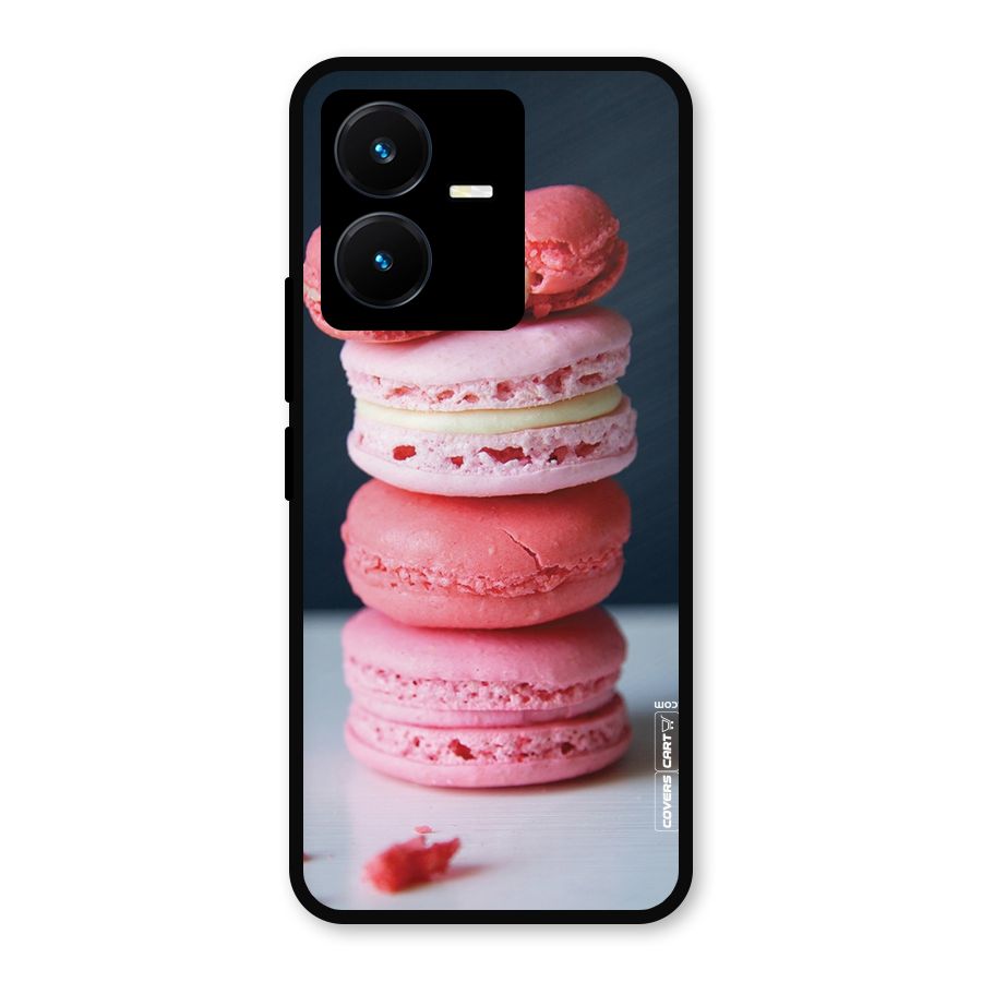 Pastel Macroons Metal Back Case for Vivo Y22