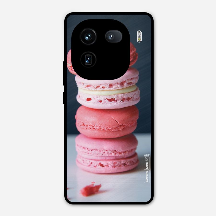 Pastel Macroons Metal Back Case for iQOO 12