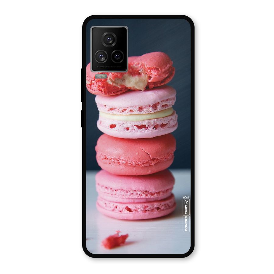 Pastel Macroons Metal Back Case for iQOO 7 Legend 5G