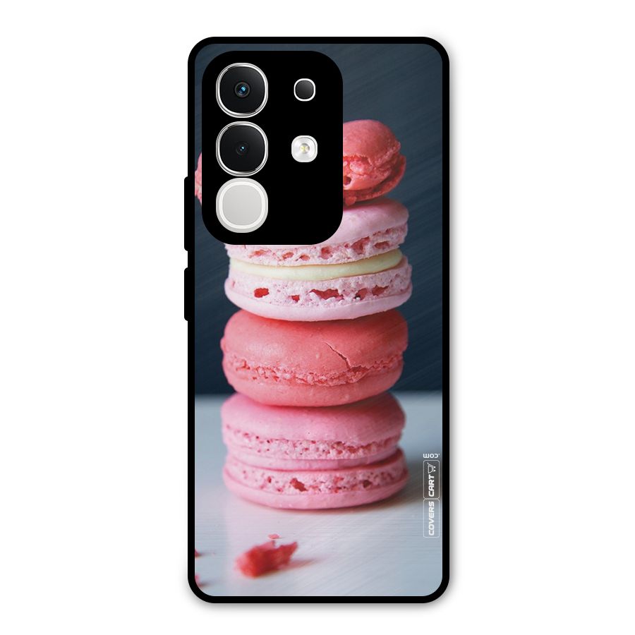 Pastel Macroons Metal Back Case for iQOO Z10x
