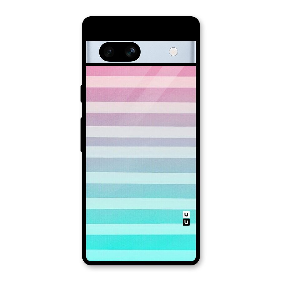 Pastel Ombre Glass Back Case for Google Pixel 7a