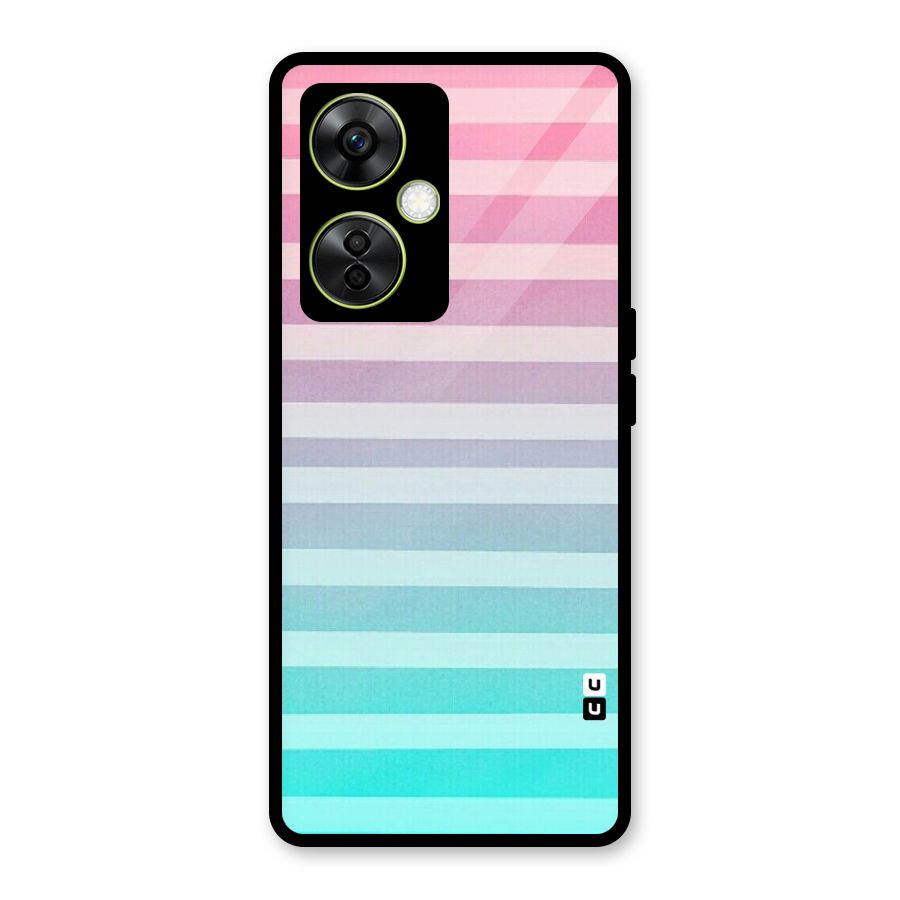 Pastel Ombre Glass Back Case for OnePlus Nord CE 3 Lite