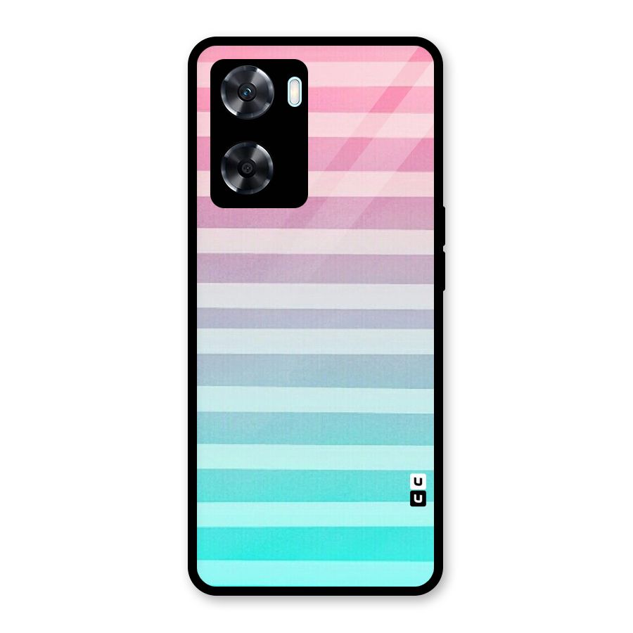 Pastel Ombre Glass Back Case for Oppo A77s
