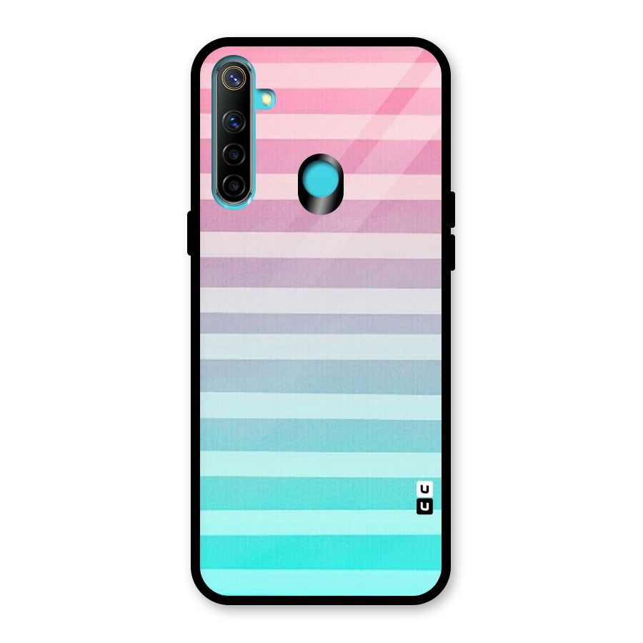 Pastel Ombre Glass Back Case for Realme 5