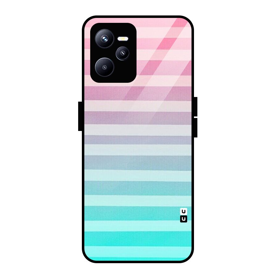 Pastel Ombre Glass Back Case for Realme C35