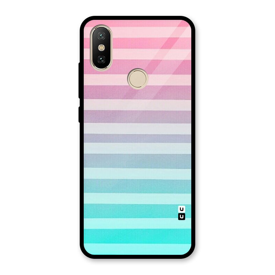 Pastel Ombre Glass Back Case for Redmi A2