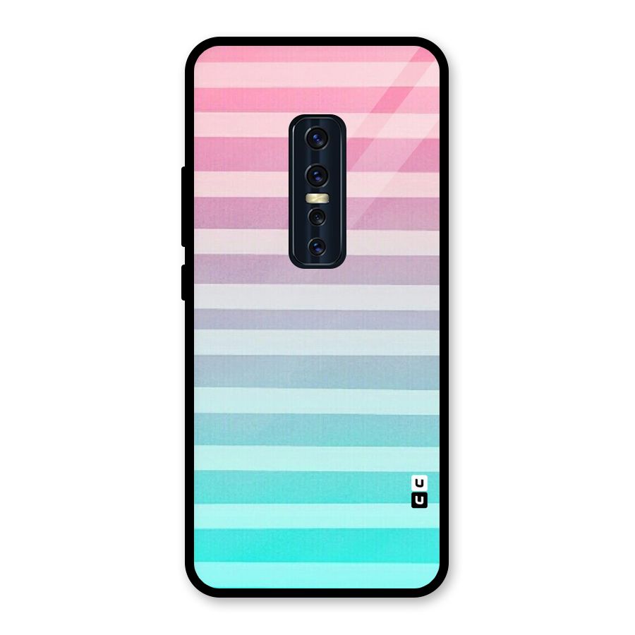 Pastel Ombre Glass Back Case for Vivo V17 Pro