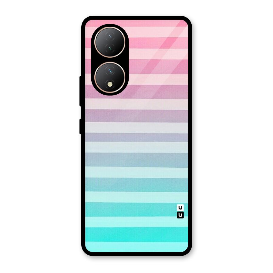Pastel Ombre Glass Back Case for Vivo Y100A