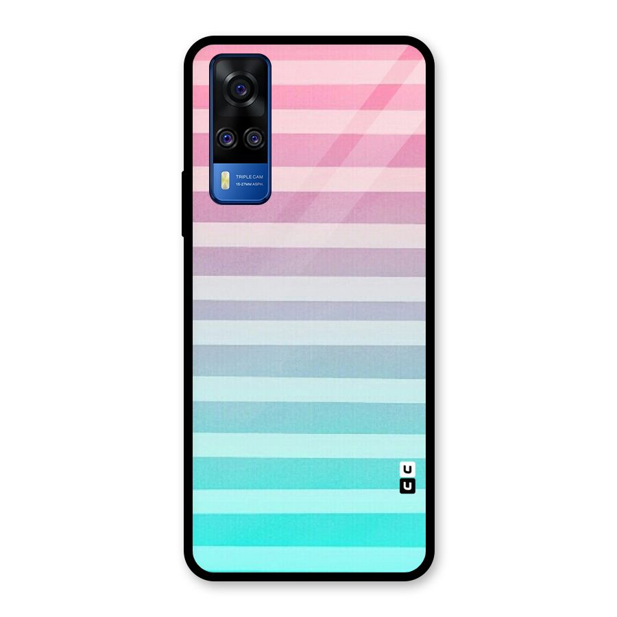 Pastel Ombre Glass Back Case for Vivo Y31