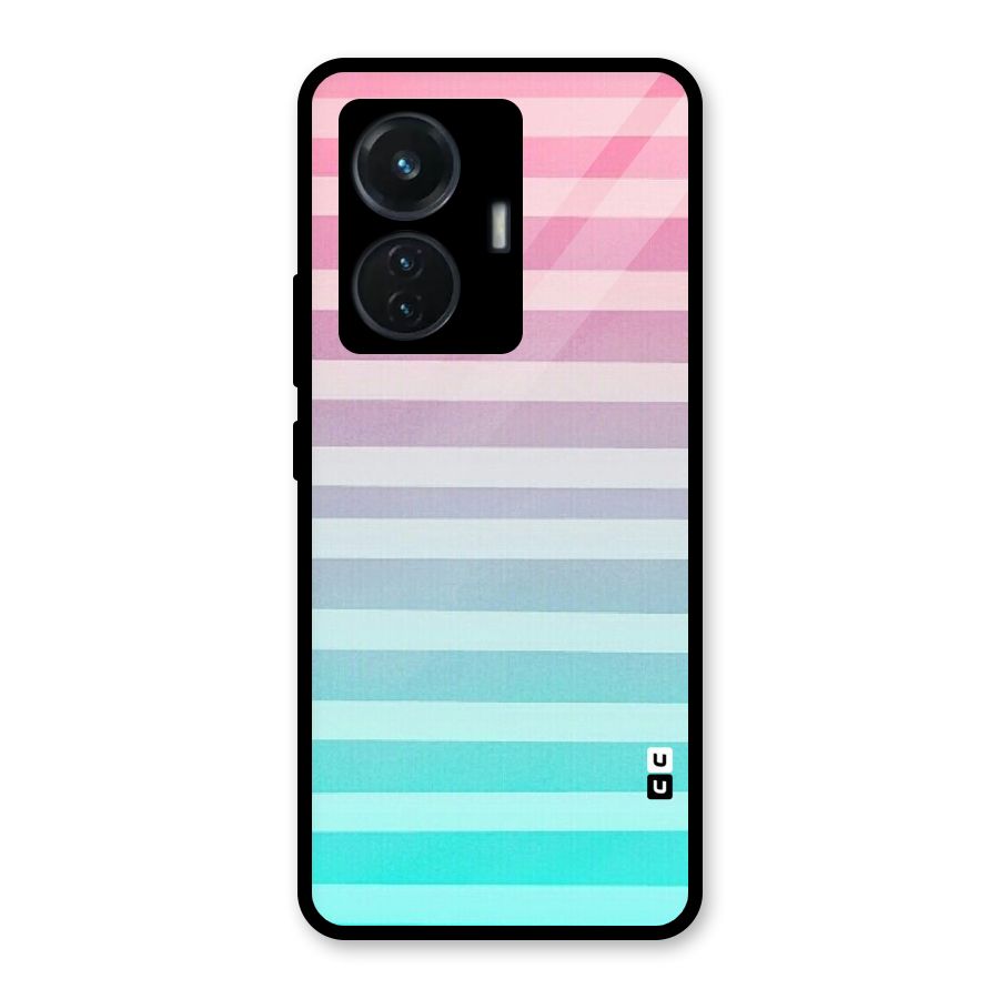 Pastel Ombre Glass Back Case for iQOO Z6 44W