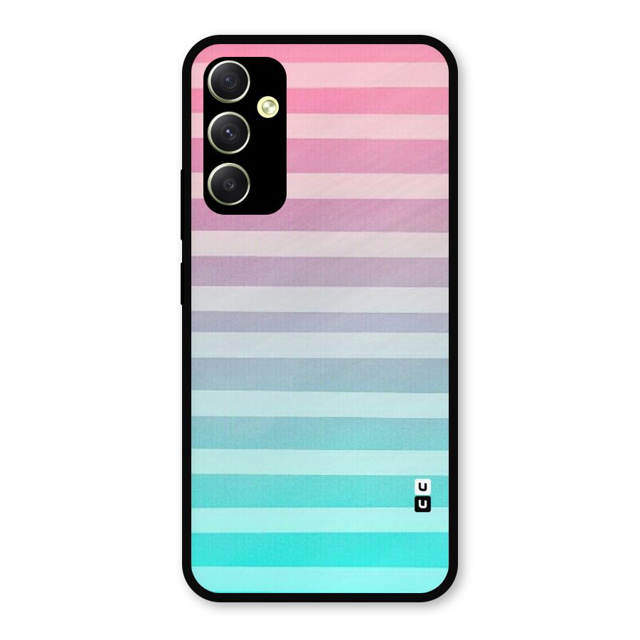 Pastel Ombre Metal Back Case for Galaxy A34
