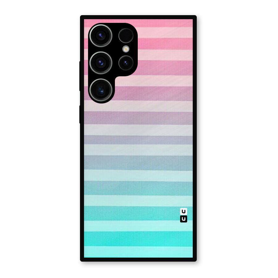 Pastel Ombre Metal Back Case for Galaxy S23 Ultra