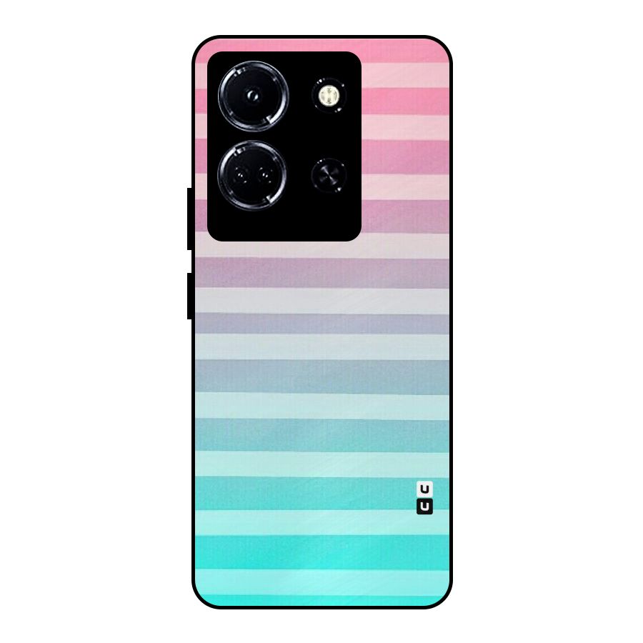 Pastel Ombre Metal Back Case for Infinix Note 30 5G