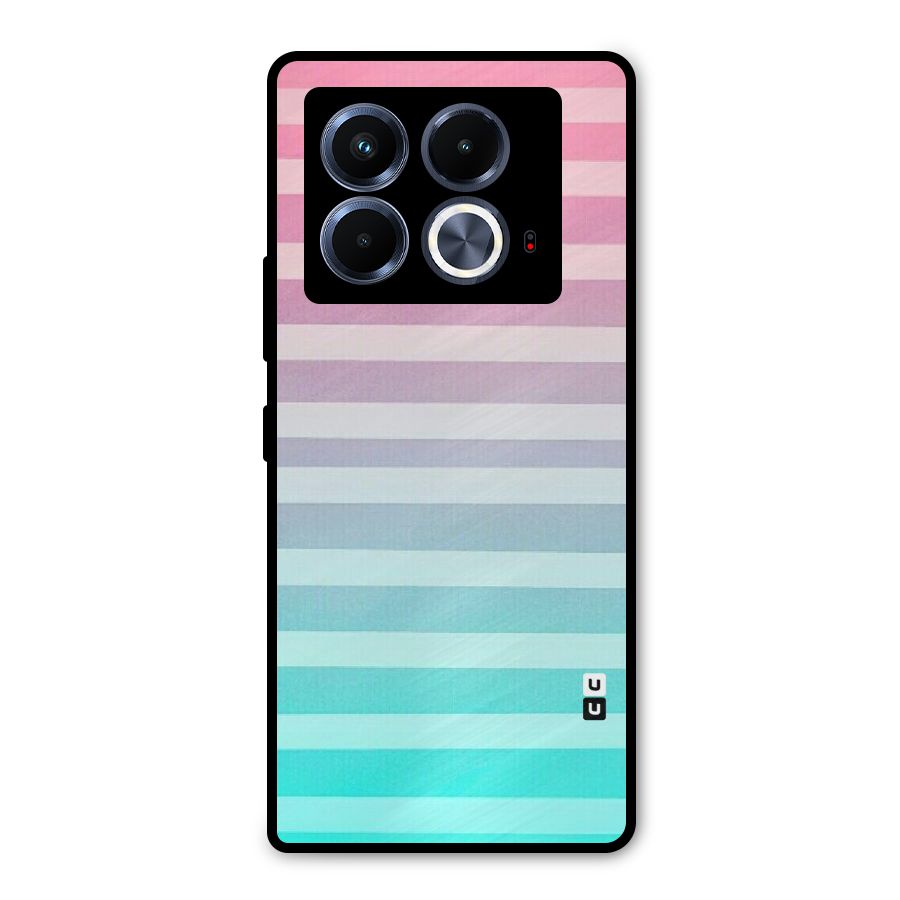 Pastel Ombre Metal Back Case for Infinix Note 40 5G