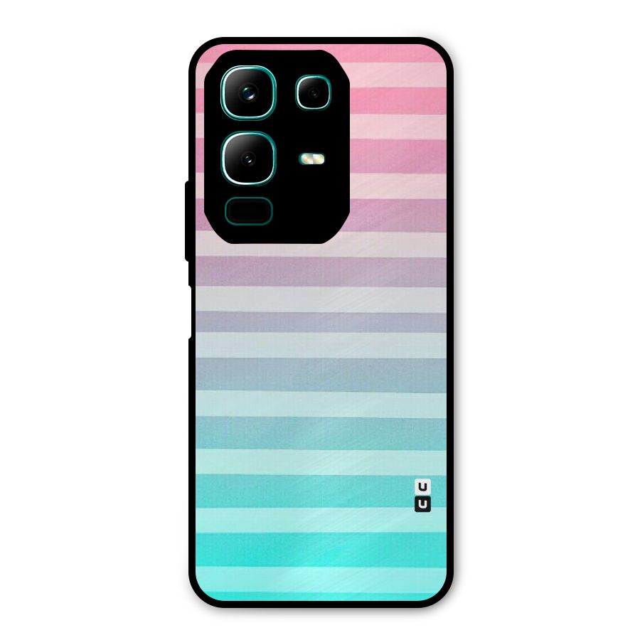 Pastel Ombre Metal Back Case for Infinix Note 50x