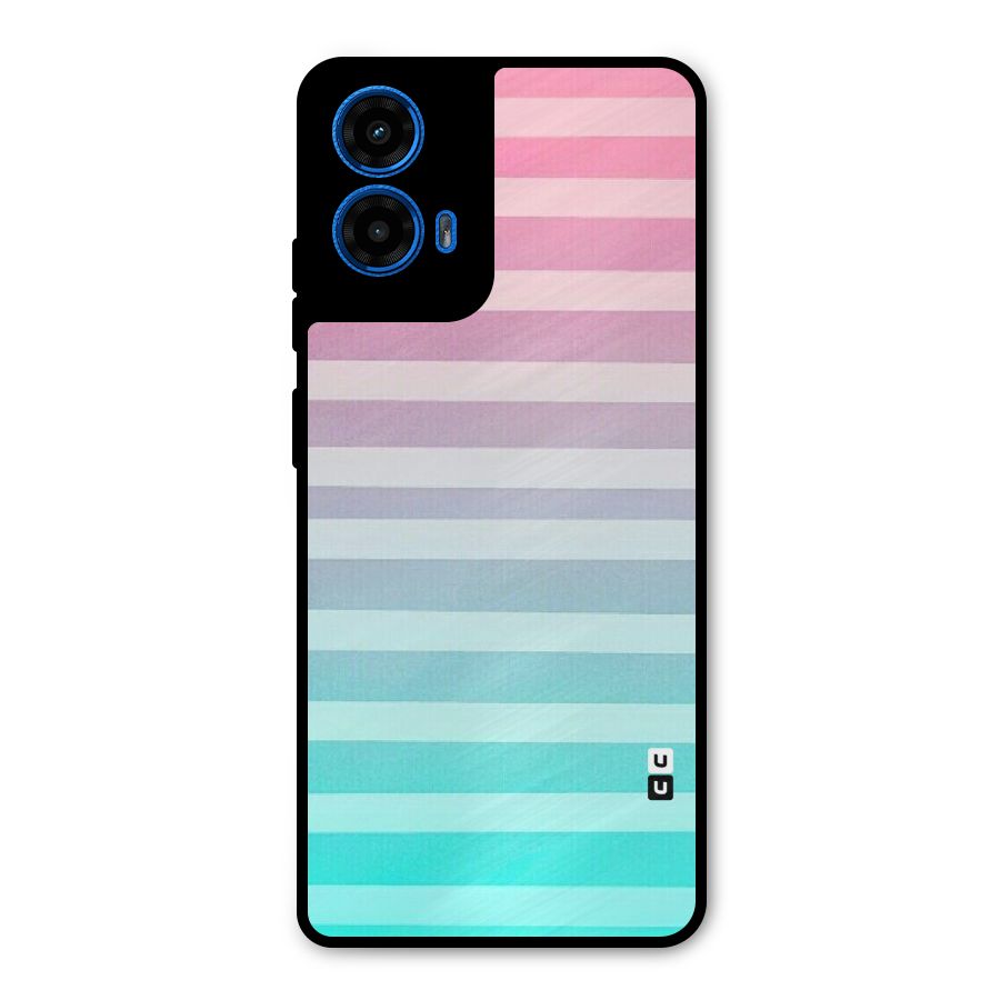 Pastel Ombre Metal Back Case for Moto G45