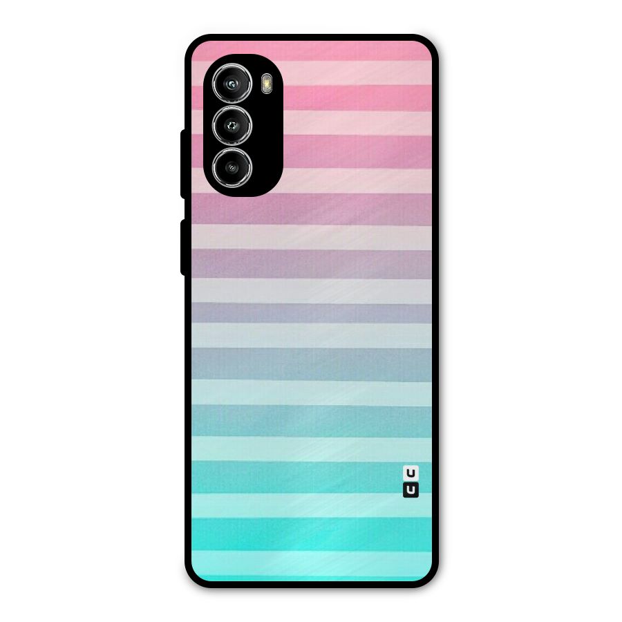 Pastel Ombre Metal Back Case for Moto G52