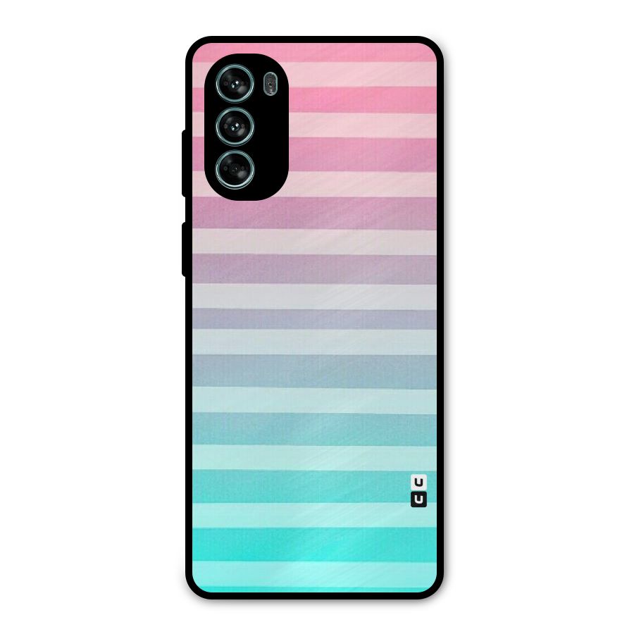 Pastel Ombre Metal Back Case for Moto G62