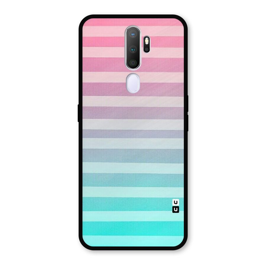 Pastel Ombre Metal Back Case for Oppo A5 (2020)