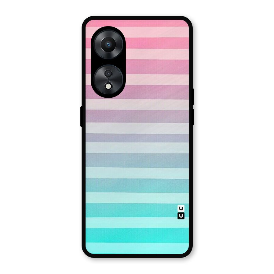 Pastel Ombre Metal Back Case for Oppo A78
