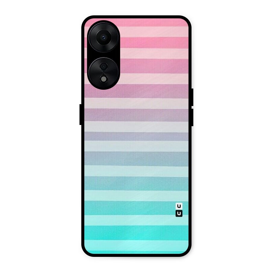 Pastel Ombre Metal Back Case for Oppo A78 5G