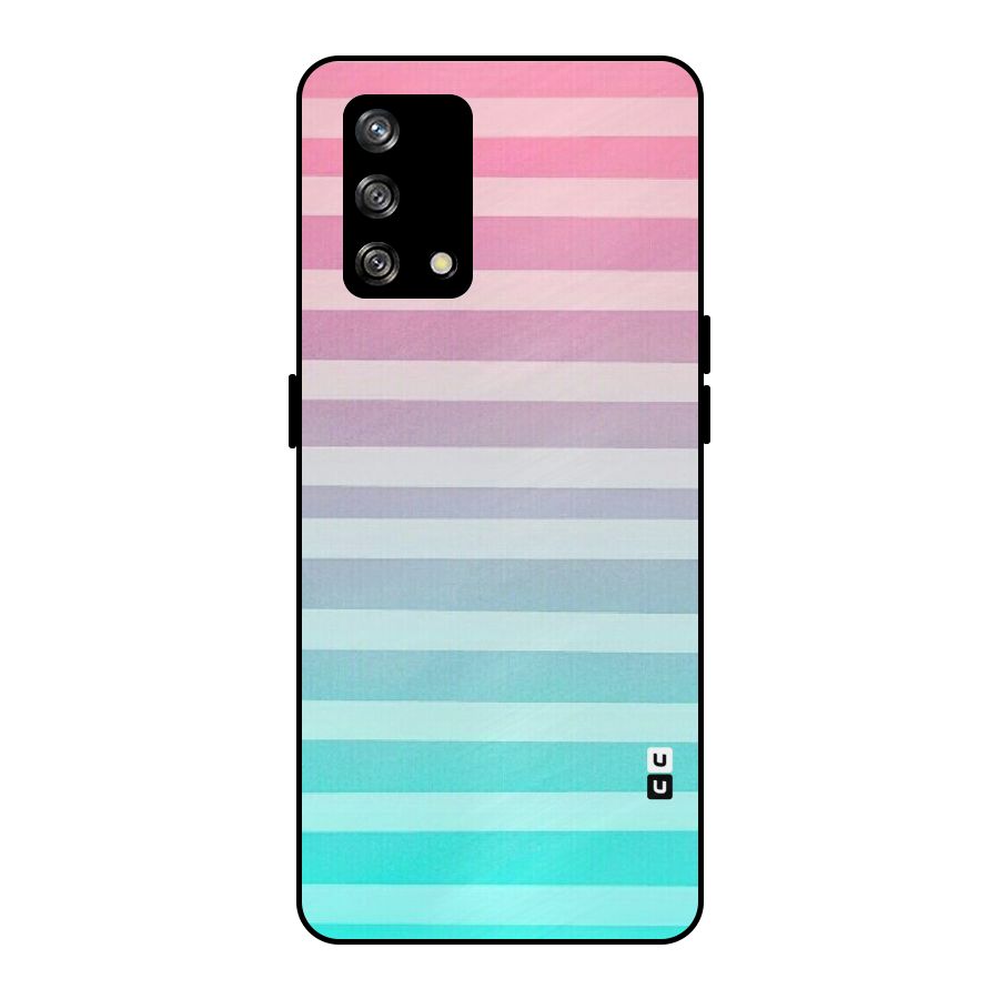 Pastel Ombre Metal Back Case for Oppo F19