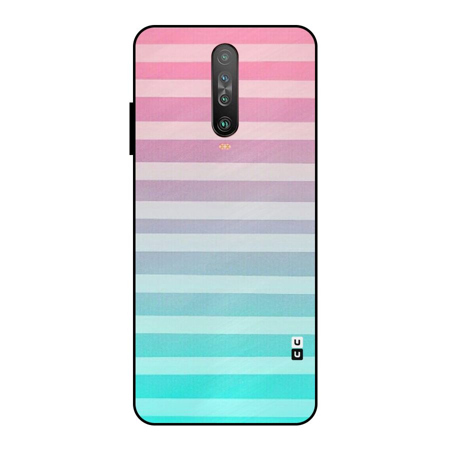 Pastel Ombre Metal Back Case for Poco X2