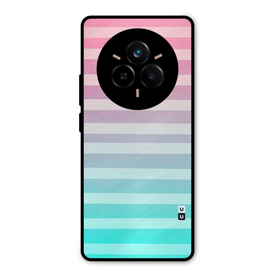 Pastel Ombre Metal Back Case for Realme 14 Pro
