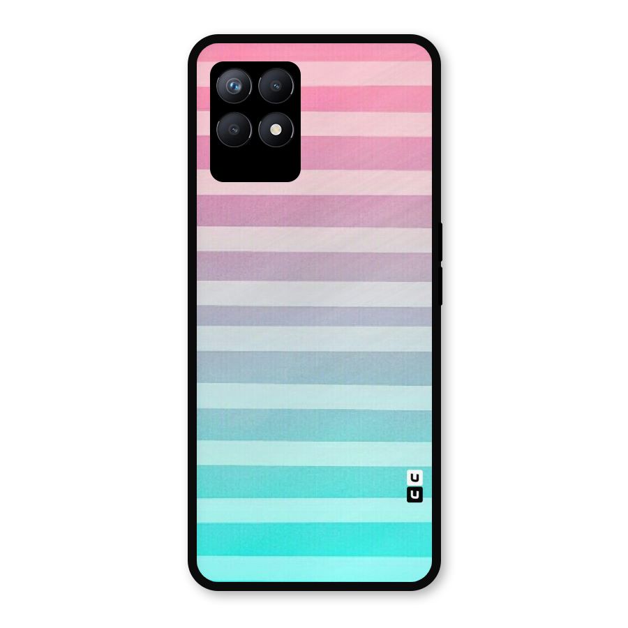 Pastel Ombre Metal Back Case for Realme 8i