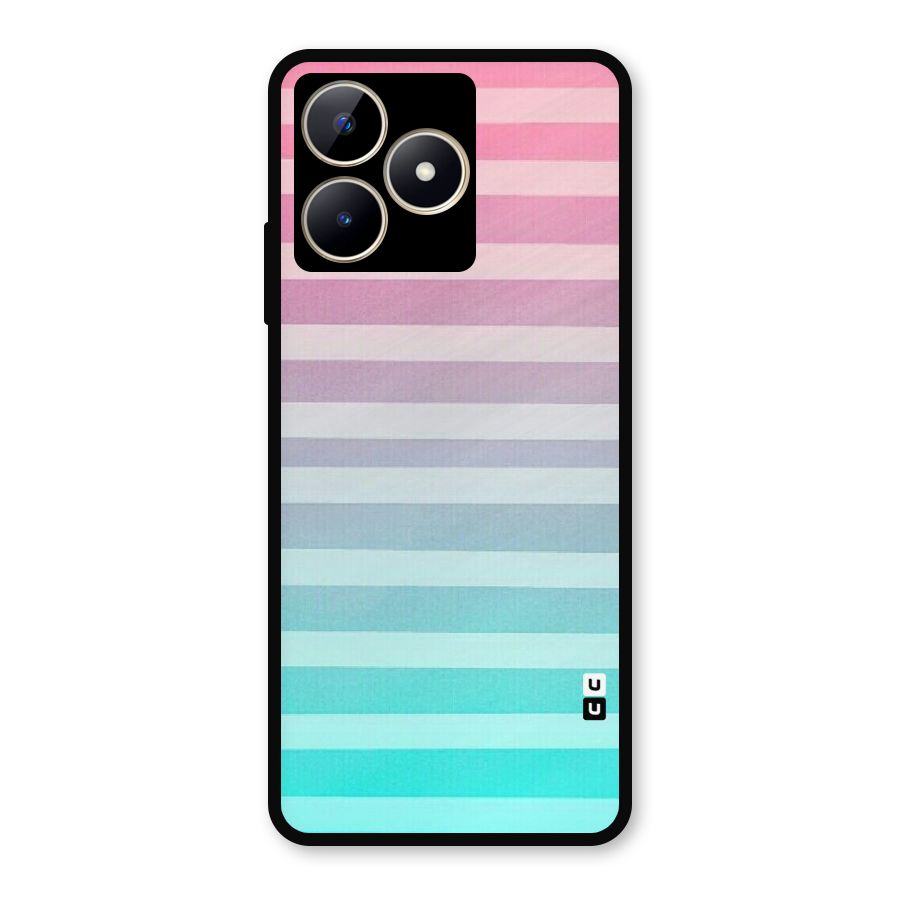 Pastel Ombre Metal Back Case for Realme C53