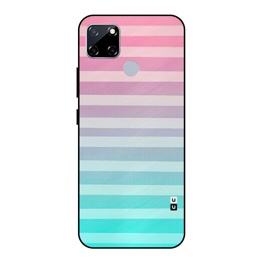 Pastel Ombre Metal Back Case for Realme Narzo 30A