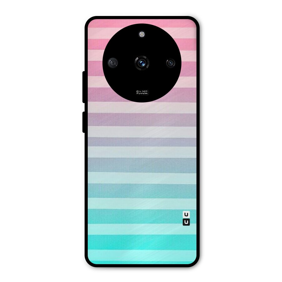 Pastel Ombre Metal Back Case for Realme Narzo 60 5G