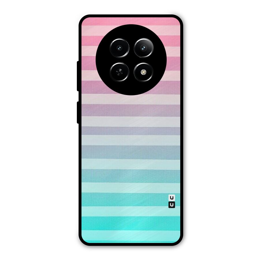 Pastel Ombre Metal Back Case for Realme Narzo N65