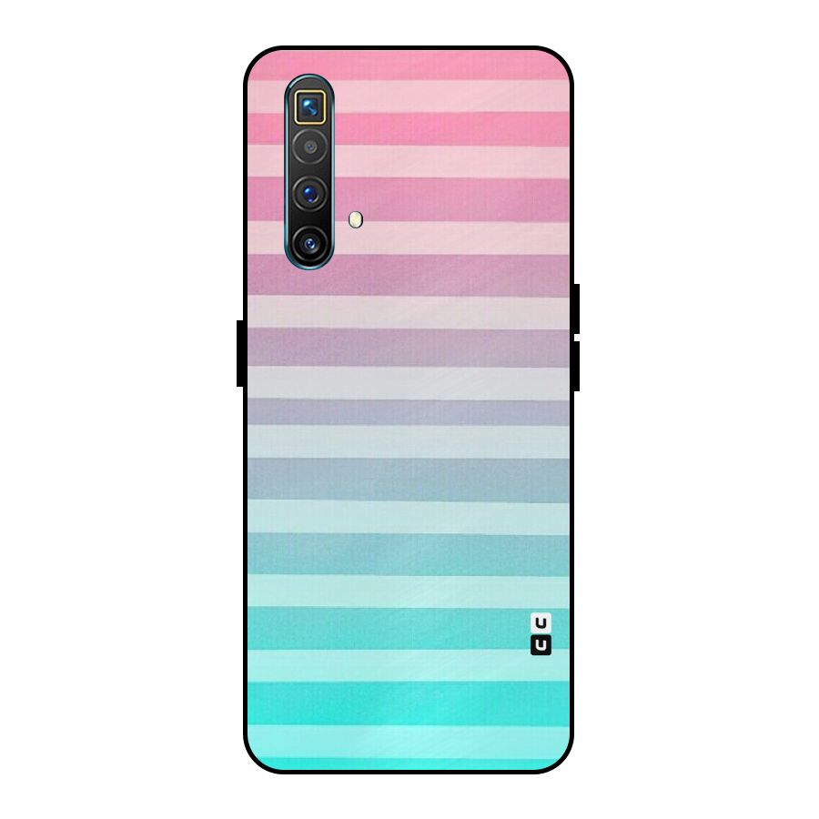 Pastel Ombre Metal Back Case for Realme X3 SuperZoom