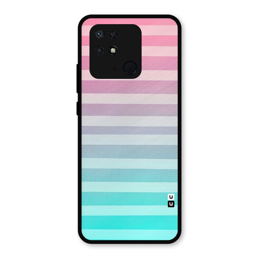 Pastel Ombre Metal Back Case for Redmi 10 Power