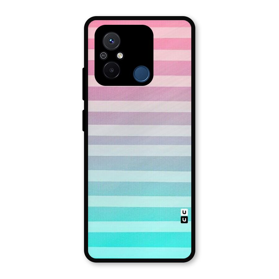 Pastel Ombre Metal Back Case for Redmi 12C