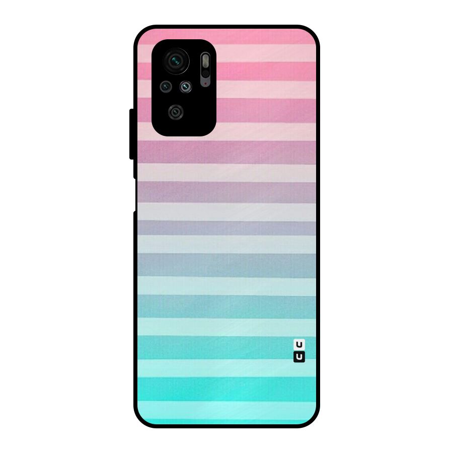 Pastel Ombre Metal Back Case for Redmi Note 10S
