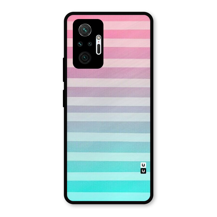 Pastel Ombre Metal Back Case for Redmi Note 10 Pro