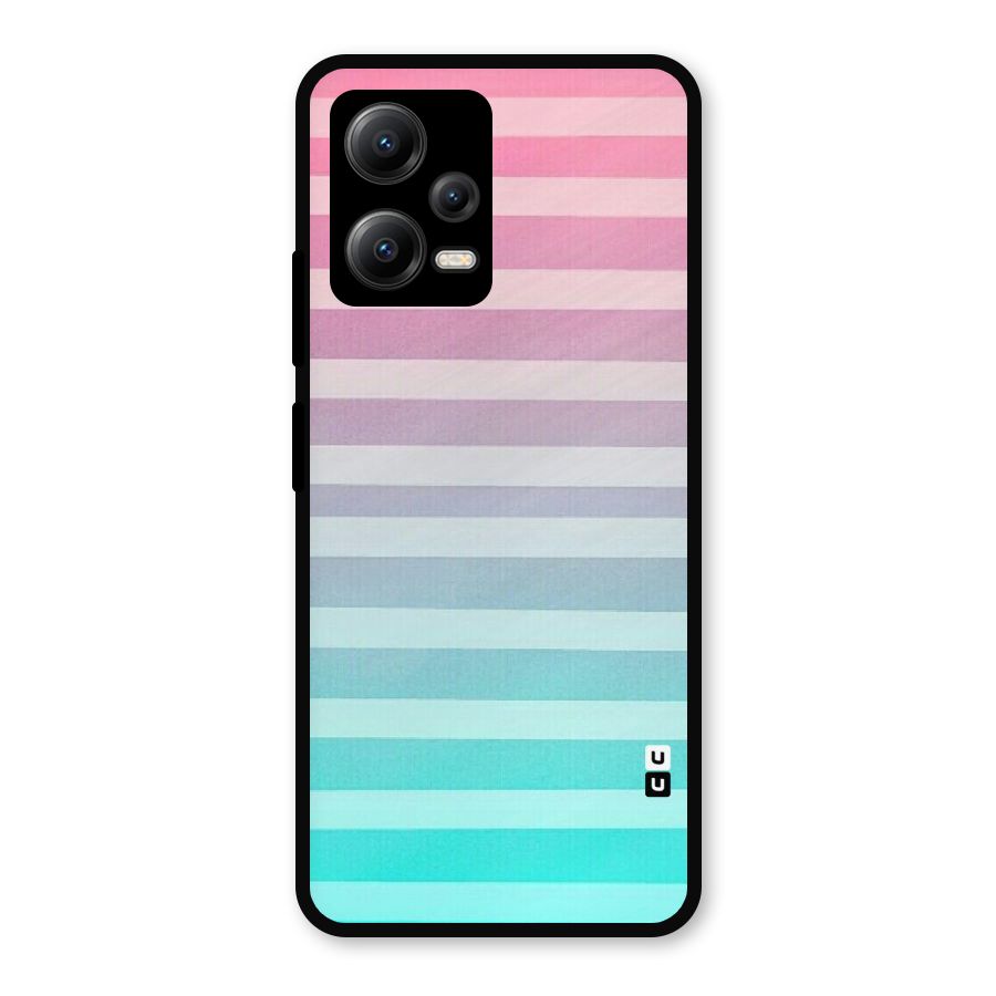 Pastel Ombre Metal Back Case for Redmi Note 12 5G