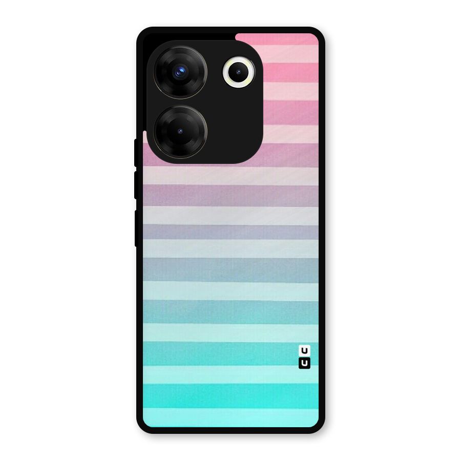 Pastel Ombre Metal Back Case for Tecno Camon 20