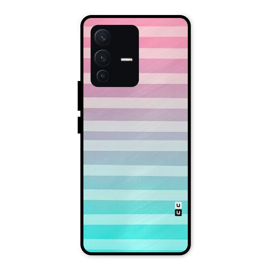 Pastel Ombre Metal Back Case for Vivo V23 5G