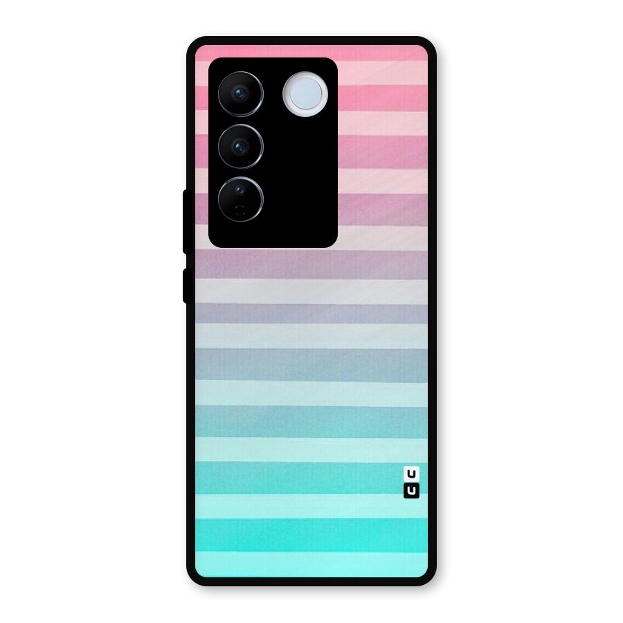 Pastel Ombre Metal Back Case for Vivo V27