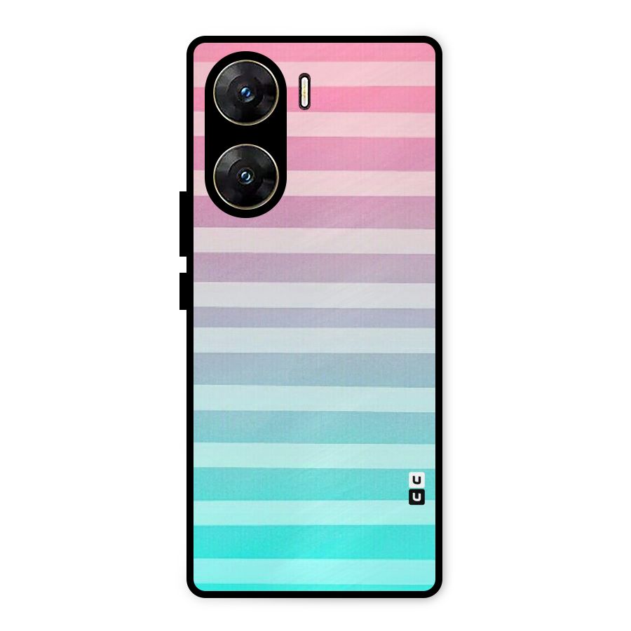 Pastel Ombre Metal Back Case for Vivo V29e