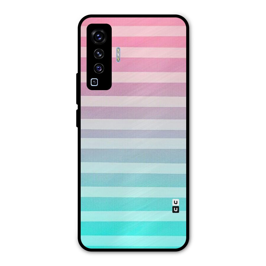 Pastel Ombre Metal Back Case for Vivo X50