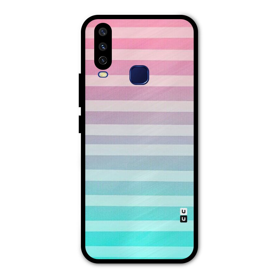 Pastel Ombre Metal Back Case for Vivo Y15